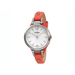 Horlogeband Fossil ES3219 Onderliggend Leder Oranje 8mm